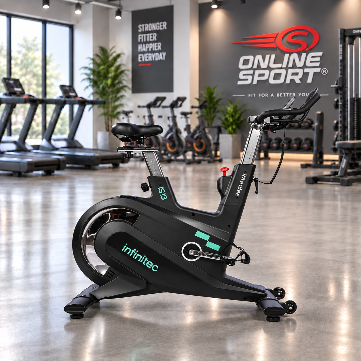 BICICLETA SPINNING INFINITEC vista 2