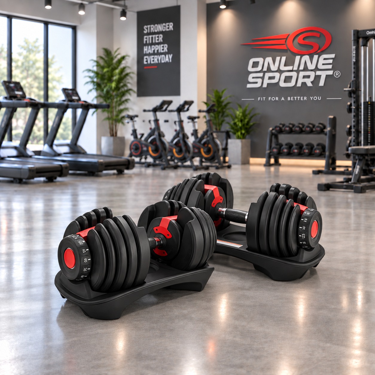 MANCUERNAS DUMBELL REGULABLES 1 UNIDAD 24 KG vista 2