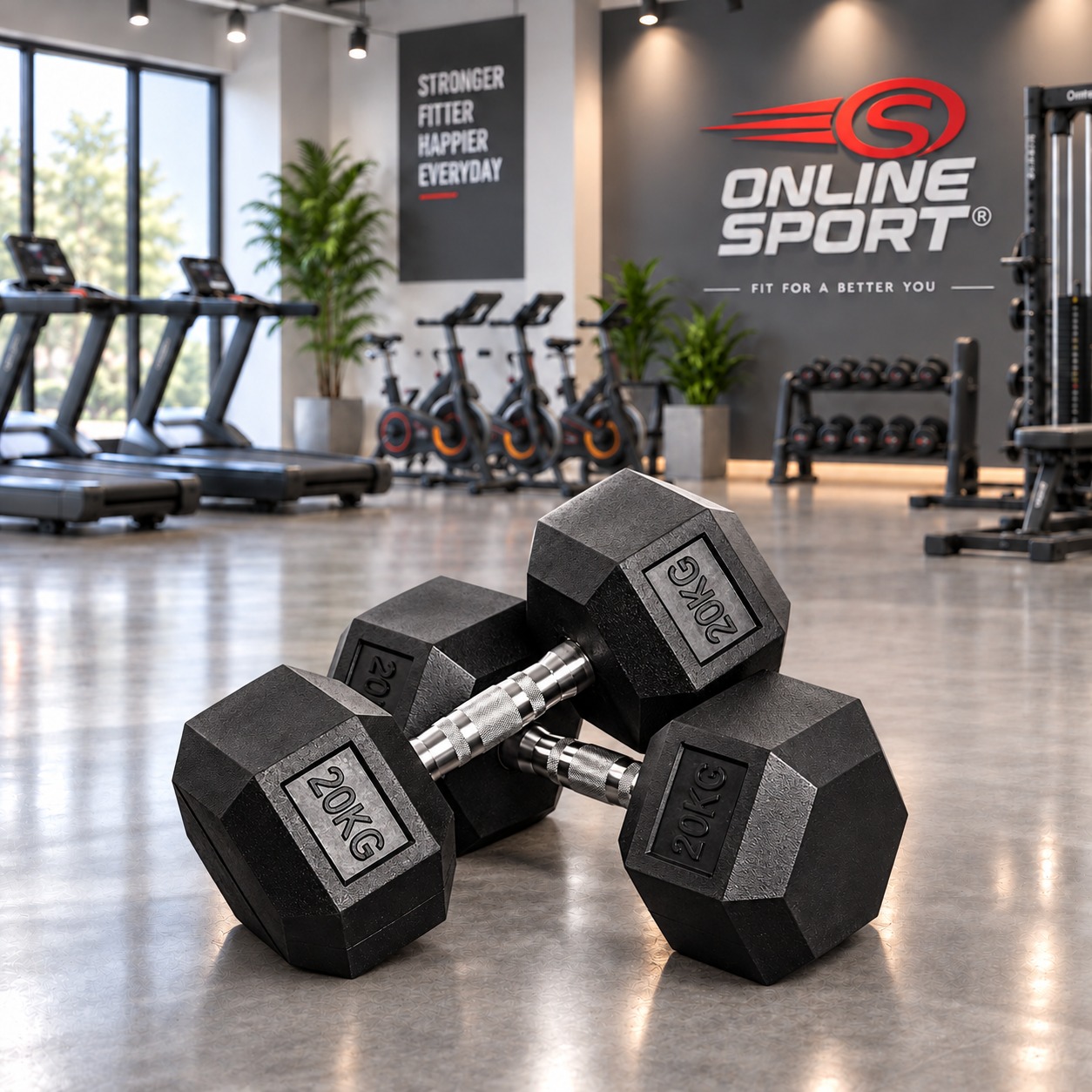 MANCUERNAS EXAGONALES IMPORTADAS DE 20 KG - VENTA POR PAR vista 2