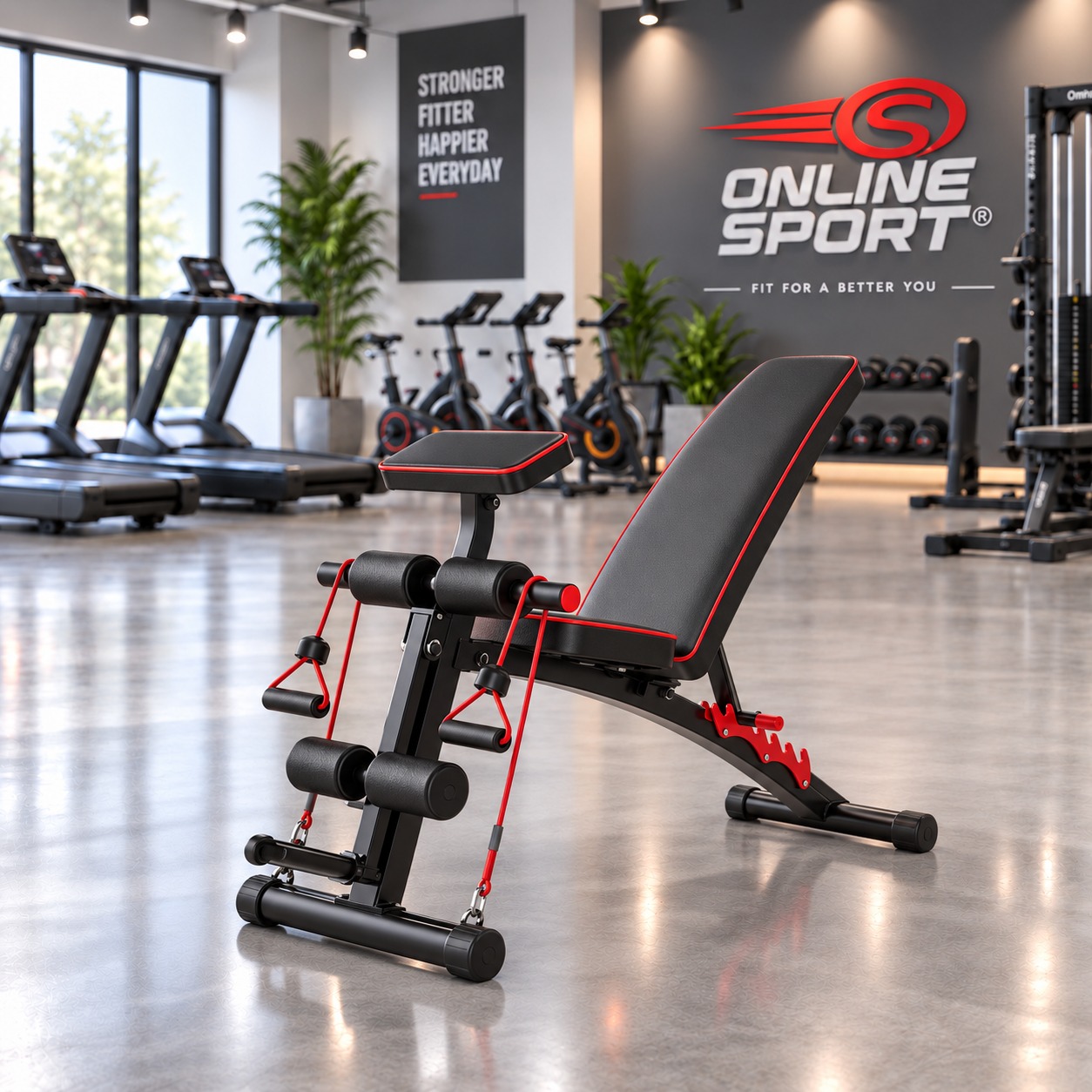BANCA DE ENTRENAMIENTO CON LIGAS BF1208 vista 2