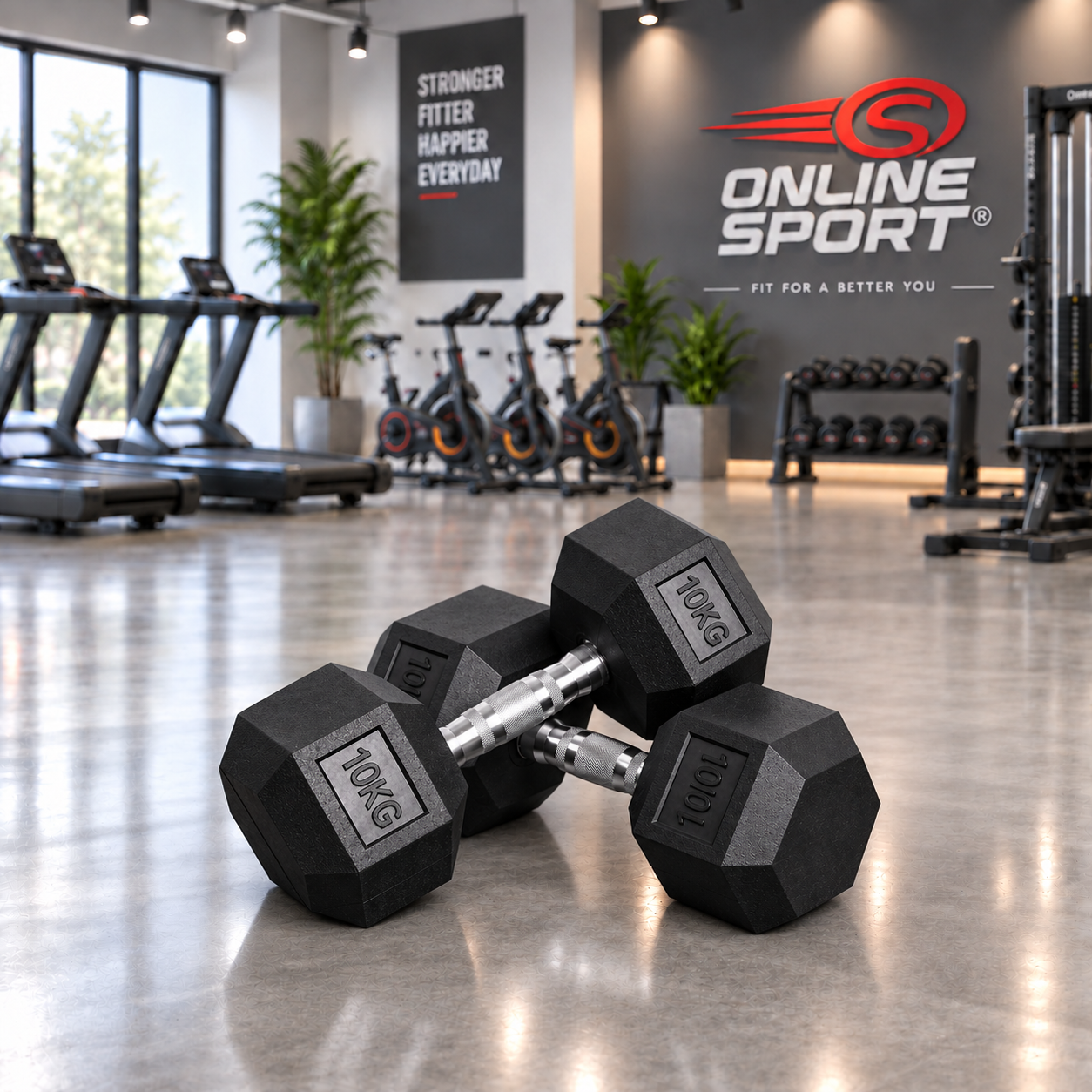 MANCUERNAS EXAGONALES IMPORTADAS DE 10 KG - VENTA POR PAR vista 2