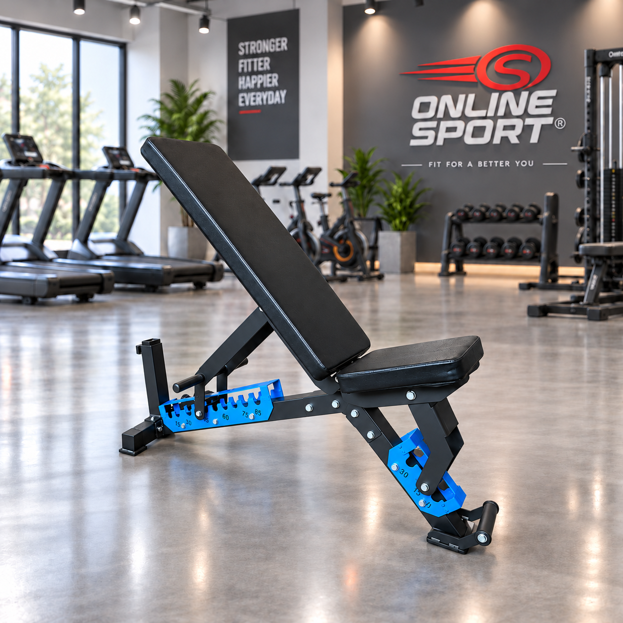 BANCA AJUSTABLE PRO MULTIFUNCIONAL PARA ENTRENAMIENTO DE FUERZA vista 2