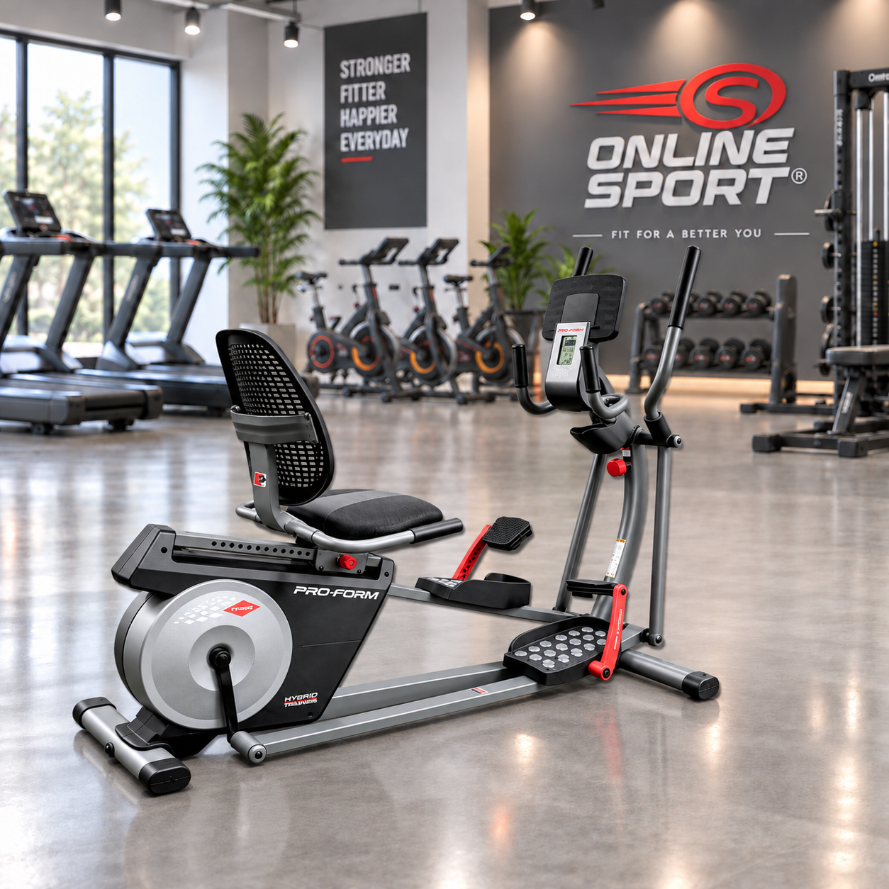 BICICLETA ELÍPTICA PROFORM HYBRID TRAINER 2 EN 1 - MAGNÉTICA Y RECLINADA vista 2