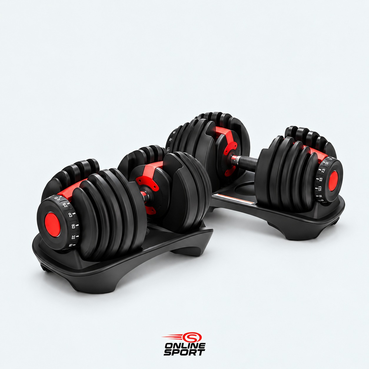 MANCUERNAS DUMBELL REGULABLES 1 UNIDAD 24 KG - Mancuernas en Perú